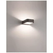 NovaLuce Acqua kültéri fali lámpa fém, műanyag, szürke, LED, 3000K, 6W, 280lm, IP54 - NL-713312