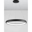 NovaLuce ALBI függeszték fém, műanyag, fekete, fehér, LED, 80W, 3000K, 4000Lm - 8105604-D