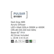 NovaLuce Pulsar kültéri fali lámpa műanyag, szürke, LED, 3000-4000K, 4W, 320lm, IP54 - NL-811501