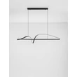 NovaLuce GEMMA függeszték fém, akril, fekete, LED, 26W, 3000K, 1793 Lm - NL-9001094