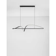NovaLuce GEMMA függeszték fém, akril, fekete, LED, 26W, 3000K, 1793 Lm - NL-9001094