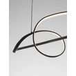 NovaLuce GEMMA függeszték fém, akril, fekete, LED, 26W, 3000K, 1793 Lm - NL-9001094