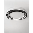 NovaLuce ARBOR mennyezet lámpa fém, akril, fekete, fehér, LED, 33W, 1067lm, 3000K - NL-9001096