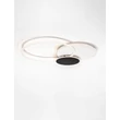 NovaLuce RUBIC mennyezet lámpa fém, szilikon, fehér, fekete, LED, 44W, 3000K, 2860 Lm - NL-9001100