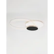 NovaLuce RUBIC mennyezet lámpa fém, szilikon, fehér, fekete, LED, 44W, 3000K, 3080 Lm - NL-9001101