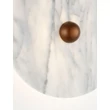 NovaLuce MARBELLE fali lámpa fém, márvány, fehér, bronz, LED, 9W, 3000K, 538 Lm - NL-9001131