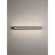 NovaLuce ENDO fürdőszobai fali lámpa fém, akril, fekete, LED, 17W, 3000-4000K, 1360Lm, IP44 - 9002074