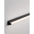 NovaLuce ENDO fürdőszobai fali lámpa fém, akril, fekete, LED, 17W, 3000-4000K, 1360Lm, IP44 - 9002074