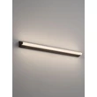 NovaLuce ENDO fürdőszobai fali lámpa fém, akril, fekete, LED, 17W, 3000-4000K, 1360Lm, IP44 - 9002074