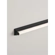 NovaLuce ENDO fürdőszobai fali lámpa fém, akril, fekete, LED, 27W, 3000-4000K, 2160Lm, IP44 - 9002075