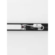 NovaLuce ENDO fürdőszobai fali lámpa fém, akril, fekete, LED, 27W, 3000-4000K, 2160Lm, IP44 - 9002075