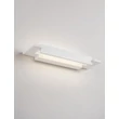 NovaLuce LIVO fürdőszobai fali lámpa fém, akril, fehér, LED, 10W, 3000-4000K, 650Lm, IP44 - 9002076