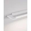 NovaLuce LIVO fürdőszobai fali lámpa fém, akril, fehér, LED, 18W, 3000-4000K, 1170Lm, IP44 - 9002077