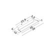 NovaLuce LIVO fürdőszobai fali lámpa fém, akril, fekete, LED, 10W, 3000-4000K, 650Lm, IP44 - 9002078