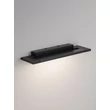 NovaLuce LIVO fürdőszobai fali lámpa fém, akril, fekete, LED, 10W, 3000-4000K, 650Lm, IP44 - 9002078