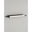 NovaLuce LIVO fürdőszobai fali lámpa fém, akril, fekete, LED, 18W, 3000-4000K, 1170Lm, IP44 - 9002079