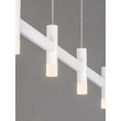 NovaLuce POETIC függeszték fém, műanyag, fehér, LED, 17W, 3000K, 1364Lm - 9002093