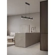 NovaLuce POETIC függeszték fém, műanyag, fekete, fehér, LED, 17W, 2700K, 1364Lm - 9002094