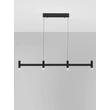NovaLuce POETIC függeszték fém, műanyag, fekete, fehér, LED, 17W, 2700K, 1364Lm - 9002094