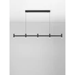 NovaLuce POETIC függeszték fém, műanyag, fekete, fehér, LED, 21W, 3000K, 1600Lm - 9002096