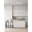 NovaLuce POETIC függeszték fém, műanyag, fehér, LED, 21W, 3000K, 1600Lm - 9002097