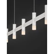 NovaLuce POETIC függeszték fém, műanyag, fehér, LED, 21W, 3000K, 1600Lm - 9002097