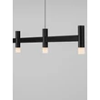 NovaLuce POETIC függeszték fém, műanyag, fekete, fehér, LED, 21W, 2700K, 1600Lm - 9002098