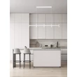 NovaLuce POETIC függeszték fém, műanyag, fehér, LED, 21W, 2700K, 1600Lm - 9002099