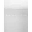 NovaLuce POETIC függeszték fém, műanyag, fehér, LED, 21W, 2700K, 1600Lm - 9002099