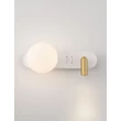 NovaLuce NOBLE fali lámpa fém, üveg, arany, fehér, LED+G9, 3W, 3000K, 182 Lm - NL-9002107