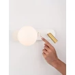 NovaLuce NOBLE fali lámpa fém, üveg, arany, fehér, LED+G9, 3W, 3000K, 182 Lm - NL-9002107