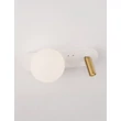 NovaLuce NOBLE fali lámpa fém, üveg, arany, fehér, LED+G9, 3W, 3000K, 182 Lm - NL-9002107