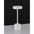 NovaLuce Fumo kültéri asztali lámpa fém, műanyag, fehér, LED, 3000K, 2W, 230lm, IP54 - NL-9002863