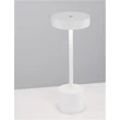 NovaLuce Fumo kültéri asztali lámpa fém, műanyag, fehér, LED, 3000K, 2W, 230lm, IP54 - NL-9002863