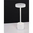 NovaLuce Fumo kültéri asztali lámpa fém, műanyag, fehér, LED, 3000K, 2W, 230lm, IP54 - NL-9002863