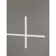 NovaLuce LOOMA függeszték fém, akril, fekete, LED, 30W, 3000K, 1569 Lm - NL-9003010