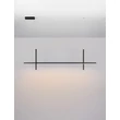 NovaLuce LOOMA függeszték fém, akril, fekete, LED, 30W, 3000K, 1569 Lm - NL-9003011