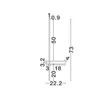 NovaLuce DANESSA fali lámpa fém, akril, arany, LED, 5W, 2700-3000K, 374 Lm - NL-9003014