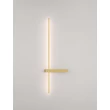 NovaLuce DANESSA fali lámpa fém, akril, arany, LED, 5W, 2700-3000K, 374 Lm - NL-9003014