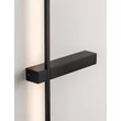NovaLuce DANESSA fali lámpa fém, akril, fekete, LED, 10W, 2700-3000K, 656 Lm - NL-9003016