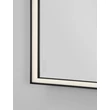 NovaLuce AMBOR tükör fém, üveg, fekete, LED, 48W, 1648lm, 4000K, IP44 - NL-9006022