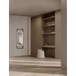 NovaLuce DOUL tükör fém, üveg, fekete, LED, 37W, 385lm, 4000K, IP44 - NL-9006023