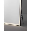 NovaLuce ADON tükör fém, üveg, fekete, LED, 42W, 1012lm, 3000K, IP44 - NL-9006038