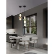 NovaLuce ONETA függeszték fém, üveg, fekete, sokszínű, LED, 23W, 1495lm, 3000K - NL-9009157
