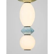 NovaLuce ONETA függeszték fém, üveg, fekete, sokszínű, LED, 23W, 1495lm, 3000K - NL-9009157