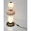 NovaLuce ONETA asztali lámpa fém, üveg, fekete, sokszínű, LED, 16W, 960lm, 3000K - NL-9009159