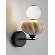 NovaLuce ONETA fali lámpa fém, üveg, fekete, sokszínű, LED, 8W, 520lm, 3000K - NL-9009162