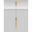 NovaLuce SANO függeszték fém, üveg, arany, pezsgő, LED, 3W, 180lm, 3000K - NL-9009166