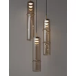 NovaLuce SANO függeszték fém, üveg, arany, pezsgő, LED, 9W, 540lm, 3000K - NL-9009168