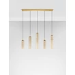 NovaLuce SANO függeszték fém, üveg, arany, pezsgő, LED, 18W, 1080lm, 3000K - NL-9009172